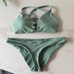 Lspace Mint Green Women's Swimwear Set